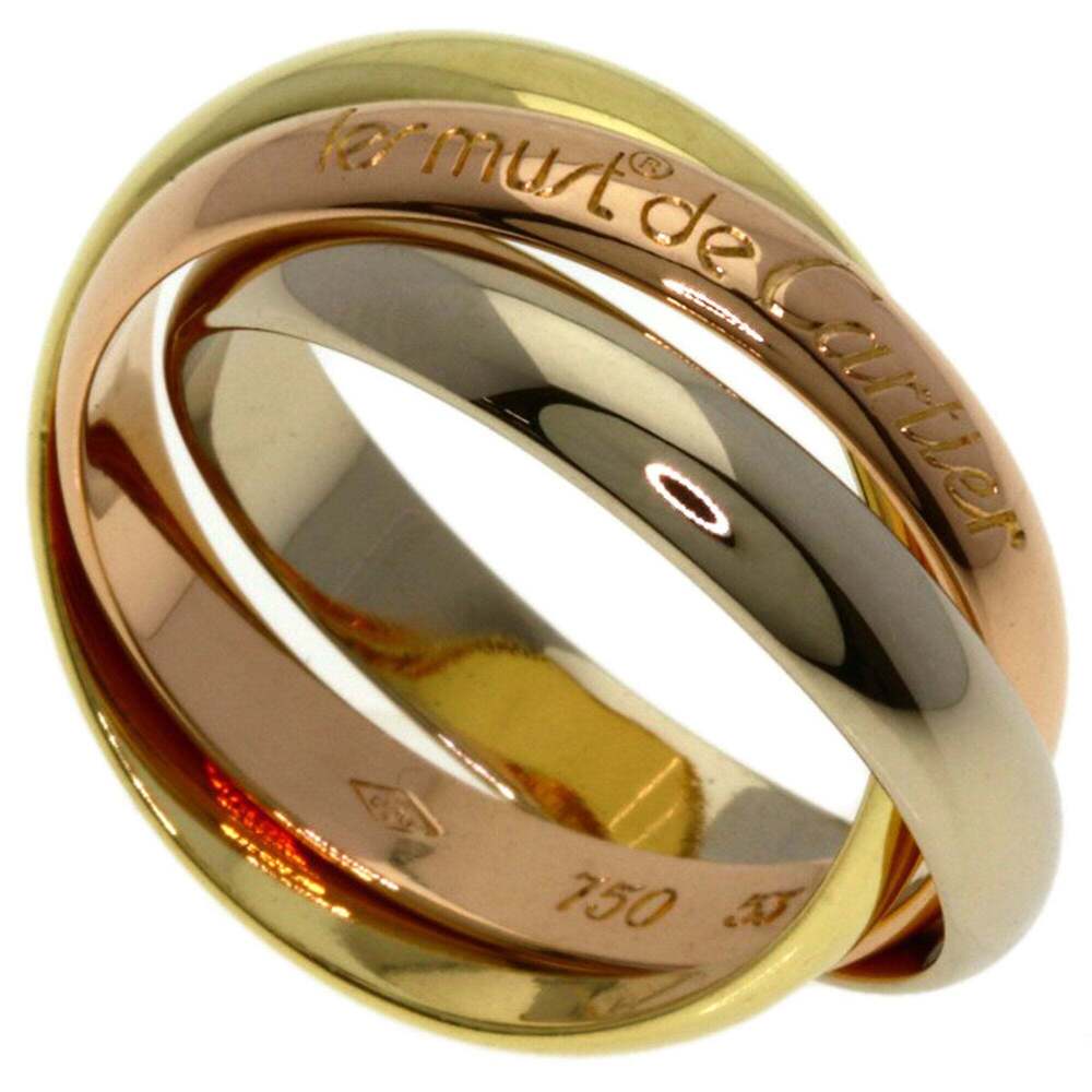 CARTIER 18k Gold Trinity Ring #53